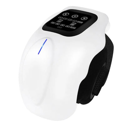 Kierosa Knee & Joint Heat Massager, white wireless unit with control panel and adjustable strap